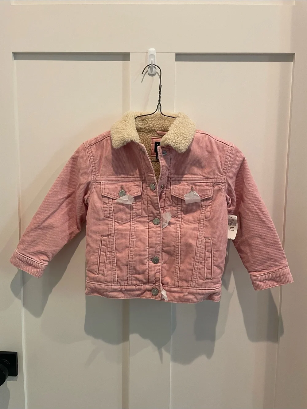 Baby Gap 4T Pink Sherpa-Lined Jacket